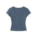 Nariele Slim Slim Slim Low U-neck Tee