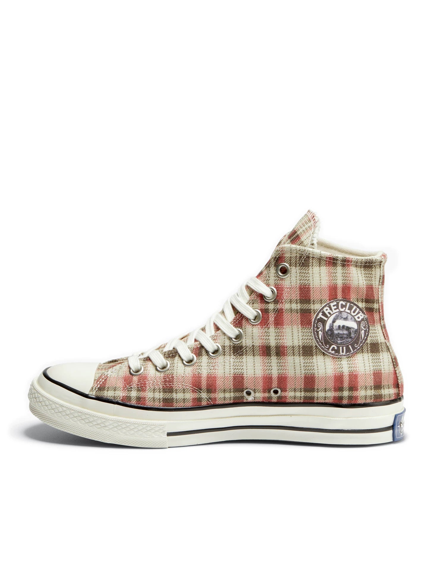 TREclub Retro Plaid Contrasting Espadrilles