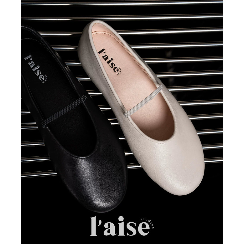 L'aise Retro Minimalist Soft Leather Shoes
