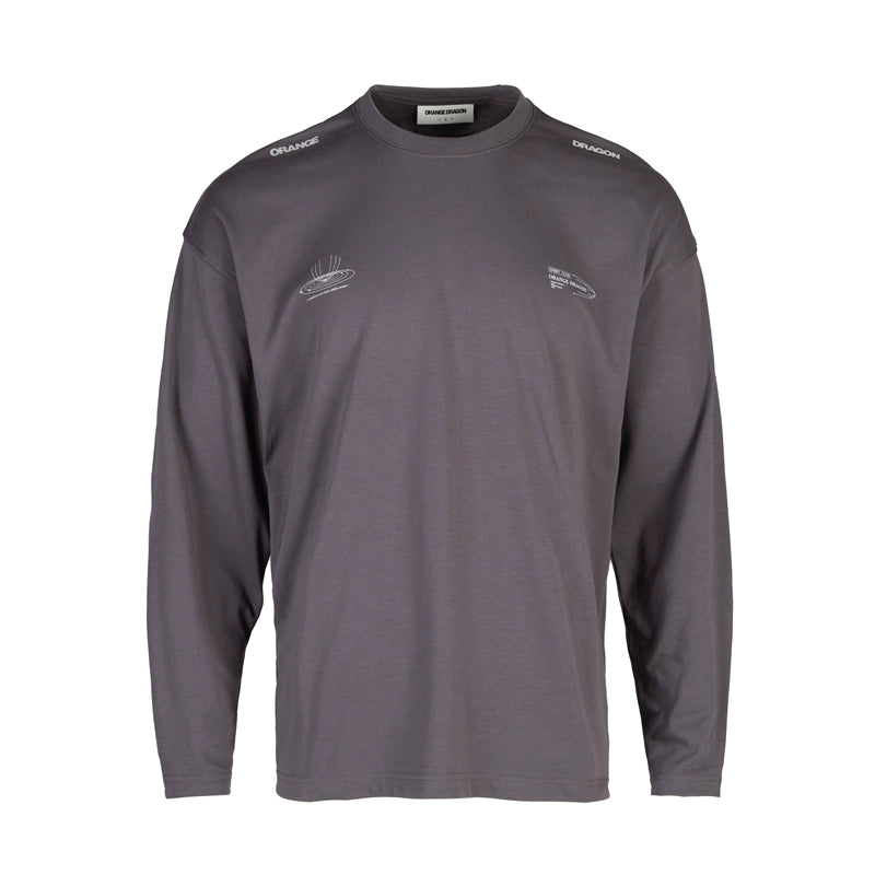 OD Moisture Absorption Quick Drying Cool Feeling Round Neck Fitness Long Sleeve