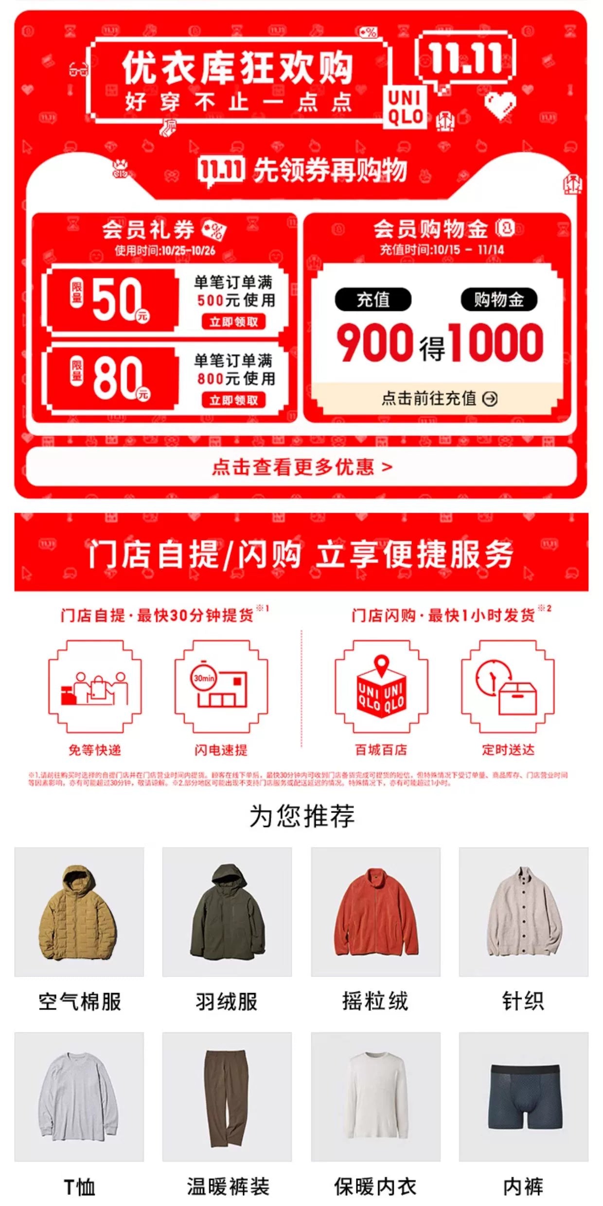 Uniqlo Crew Neck 9-point Sleeve Thermal Clothing