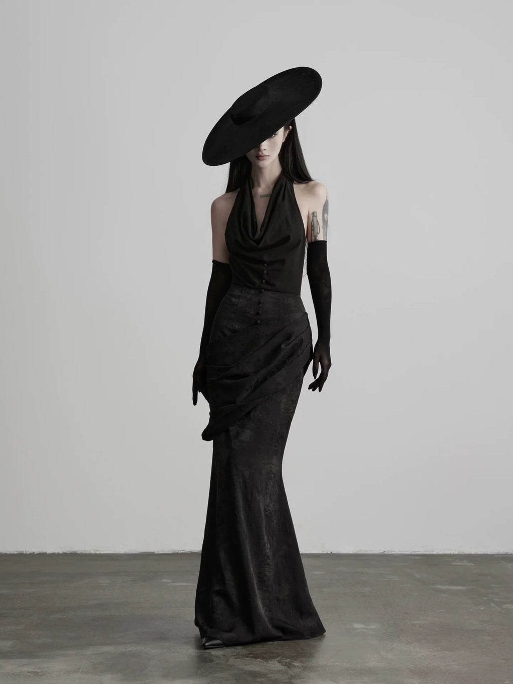 INDULGE Neck Slim Waist Dress