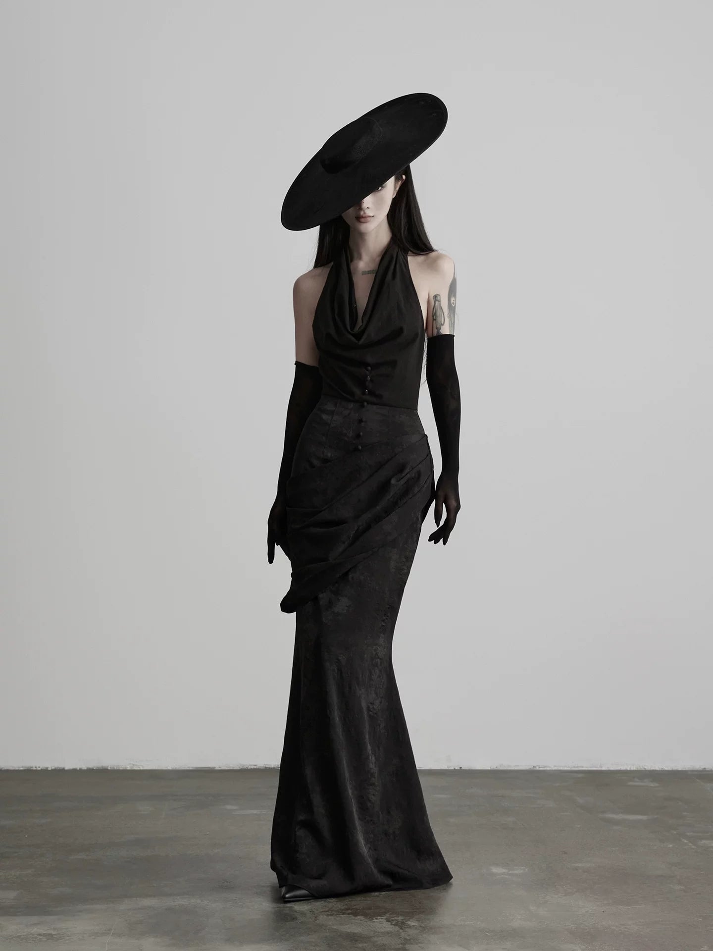 INDULGE Neck Slim Waist Dress