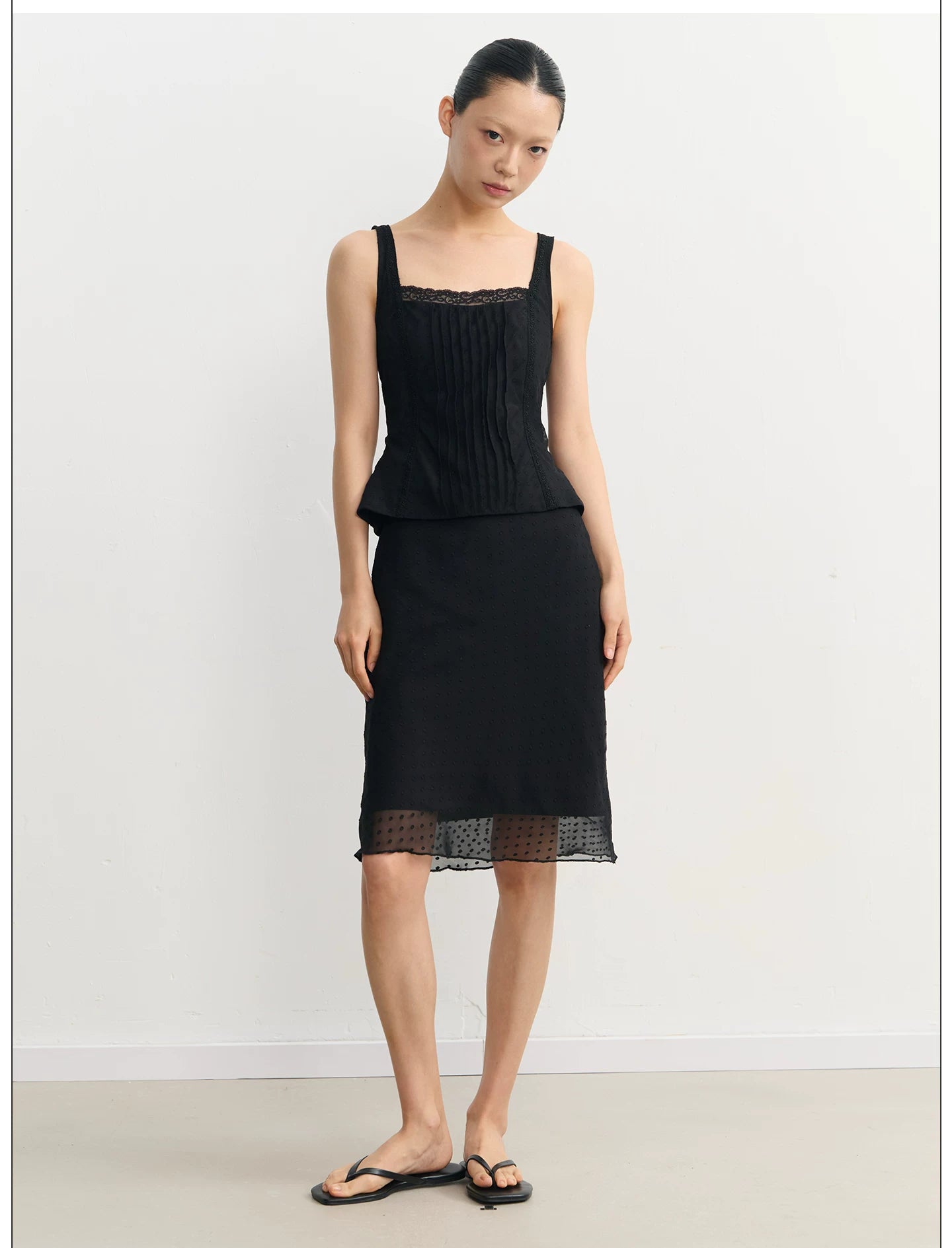 LINY LIBERTY Vintage Polka Dot Skirt