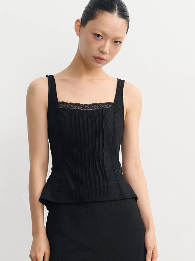 LINY LIBERTY Vintage Polka Dot Sling Vest Set