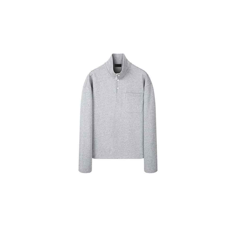 PLUS NO LOGO Button Pocket Sweater