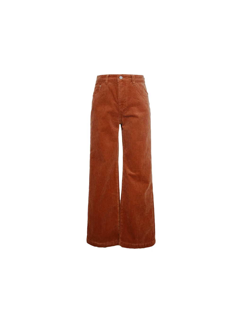 KELIFAN Thickened High-waisted Slim Corduroy Slacks