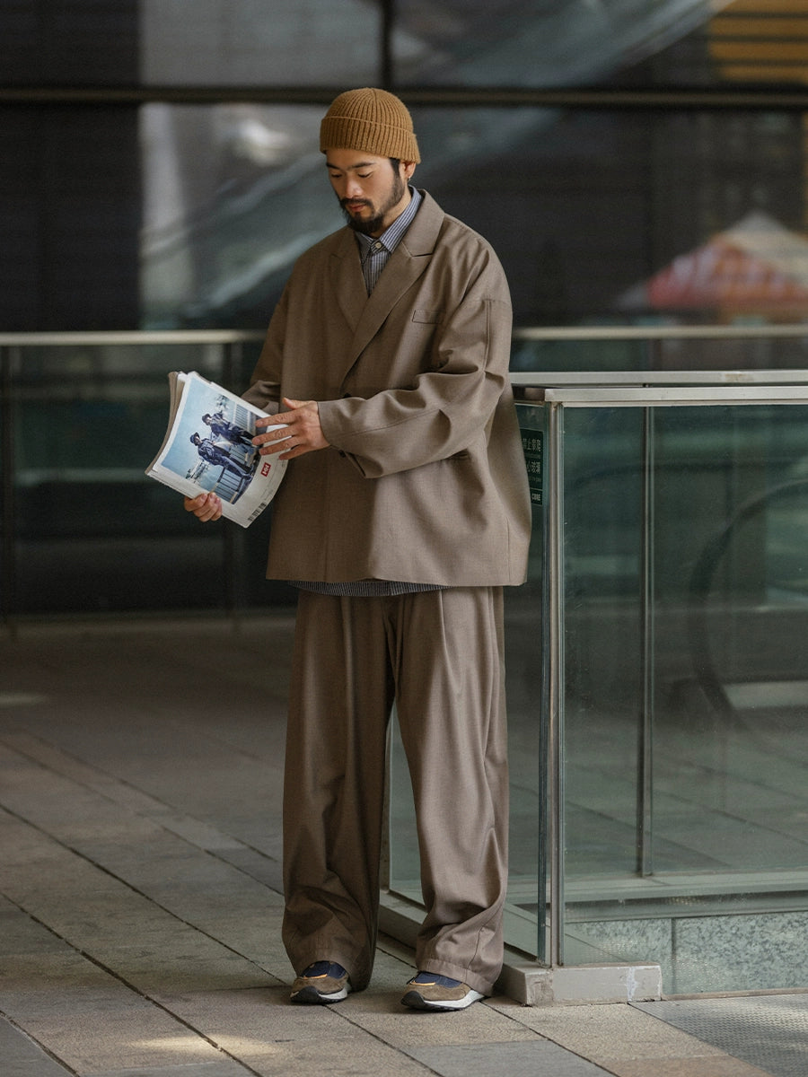 NOEARS Loose Double-breasted Loose Jacket