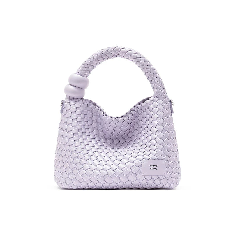 Muva Woven Diagonal Span Small Bag