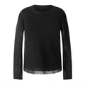 11KN Breathable Simple Anti-wrinkle Skin-friendly Slim Long Sleeves