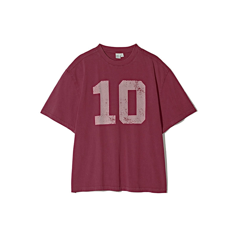 PARTIMENTO Retro Washed Batik Digital Printing Tee