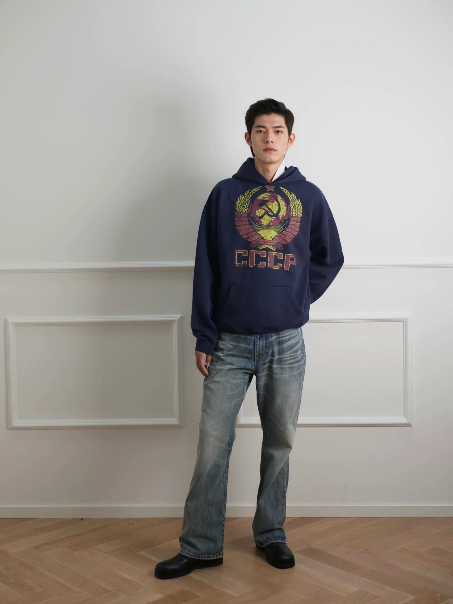 NO LOGO Short Casual Versatile Sweater