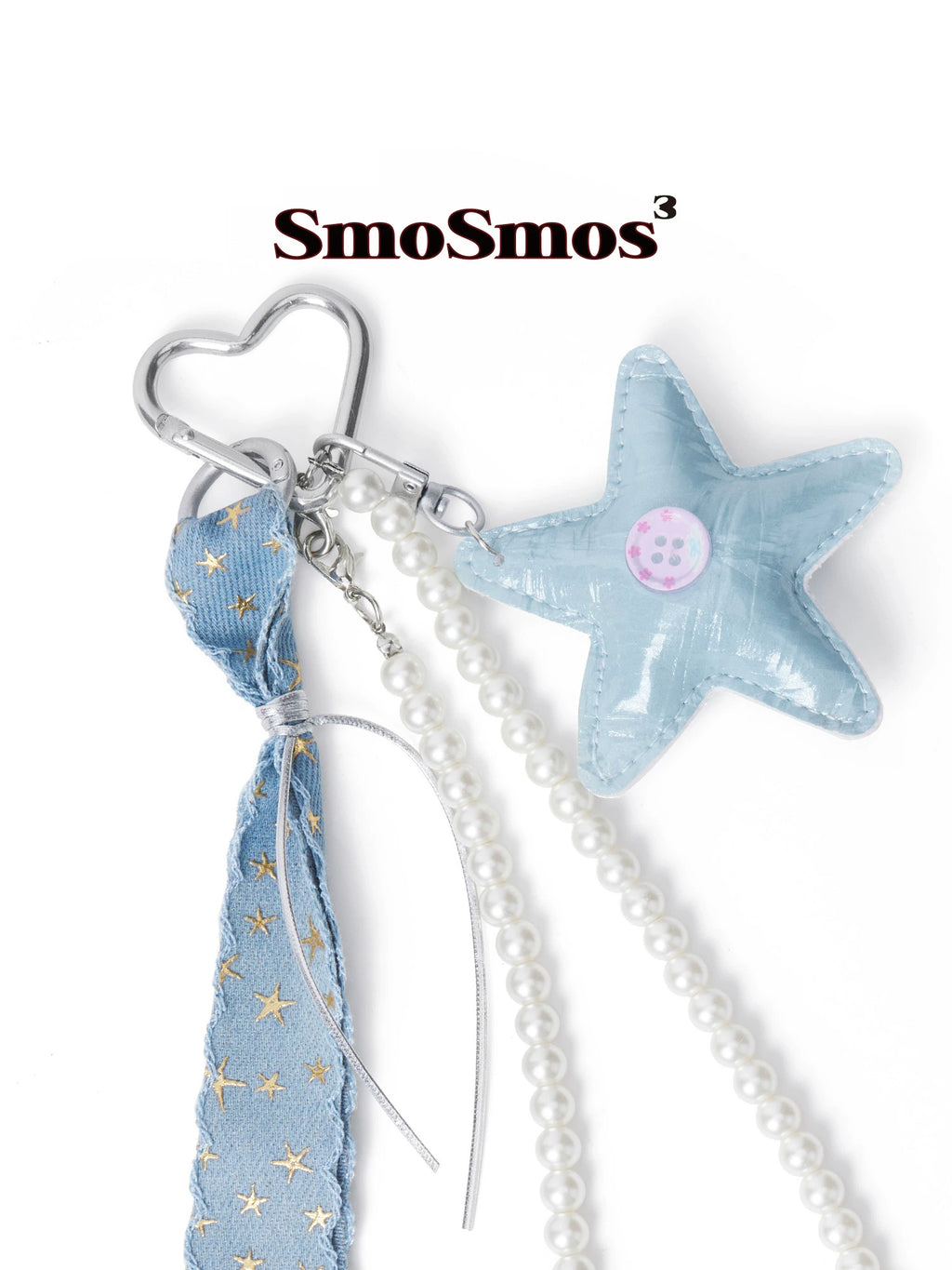 SmoSmos Abstract Spoof Bear Bag Pendant