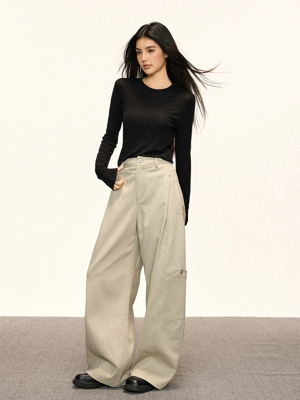 Cherry Melody Retro Loose Skinny Jeans
