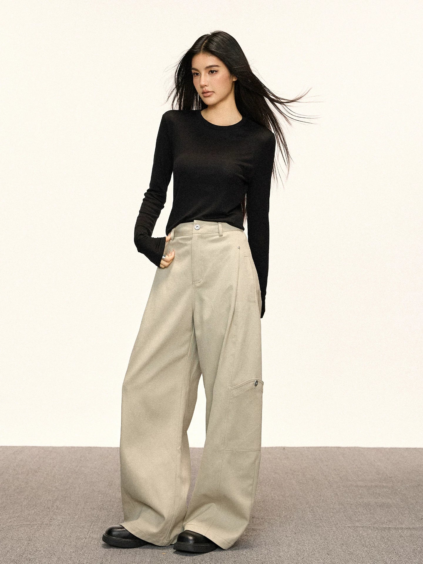 Cherry Melody Retro Loose Skinny Jeans
