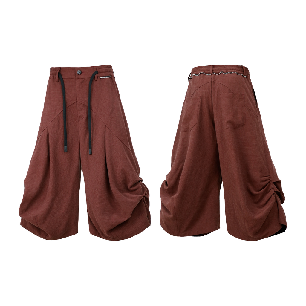 RELABEL Pleated Casual Capris