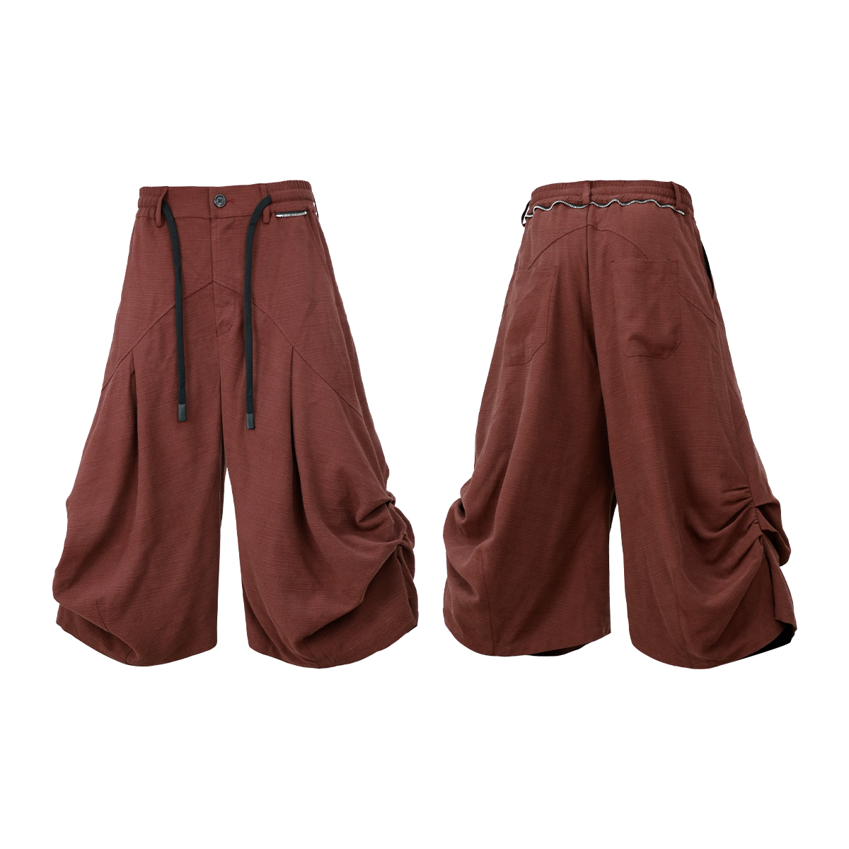 RELABEL Pleated Casual Capris