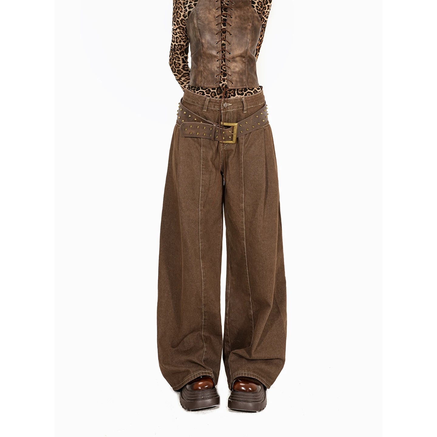 Arielink Vintage Low-Rise Spice Girl Straight Jeans
