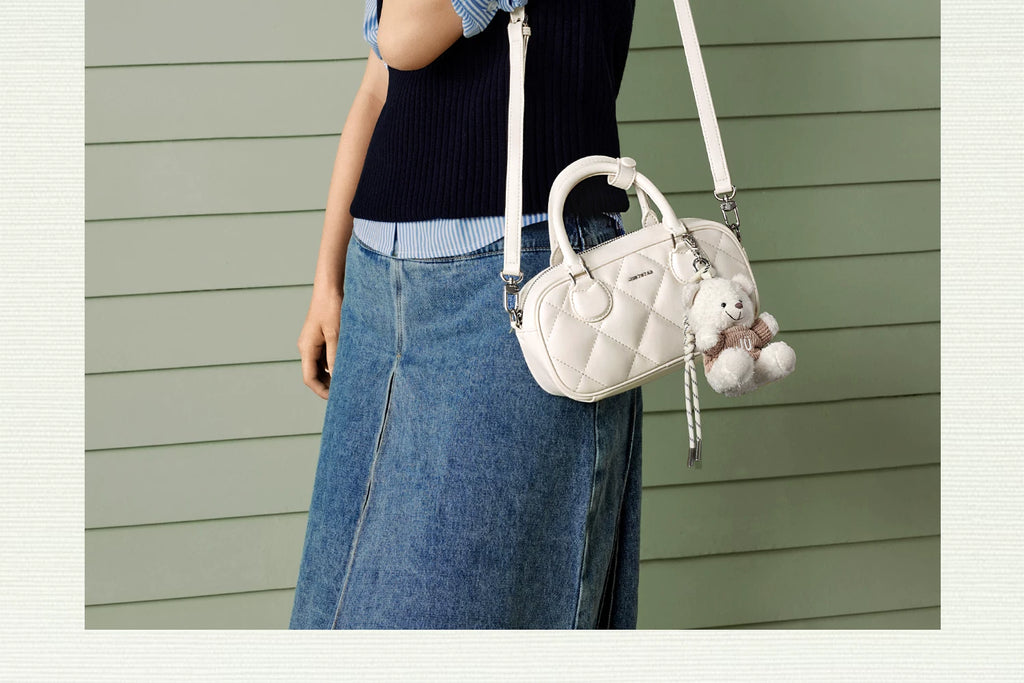 JUST STAR Delicate Diamond Shoulder Messenger Bag