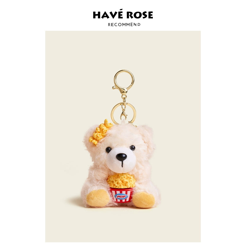 HAVEROSE Baked Bear Bag Pendant