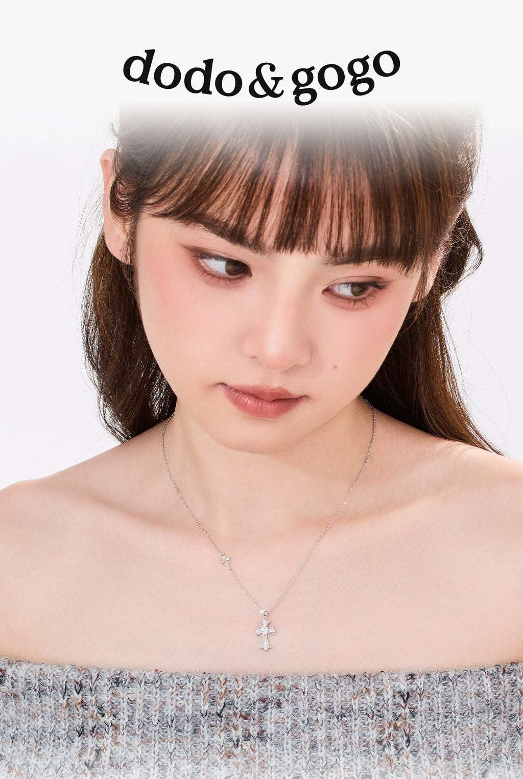 DODOGOGO Cross Simple Necklace