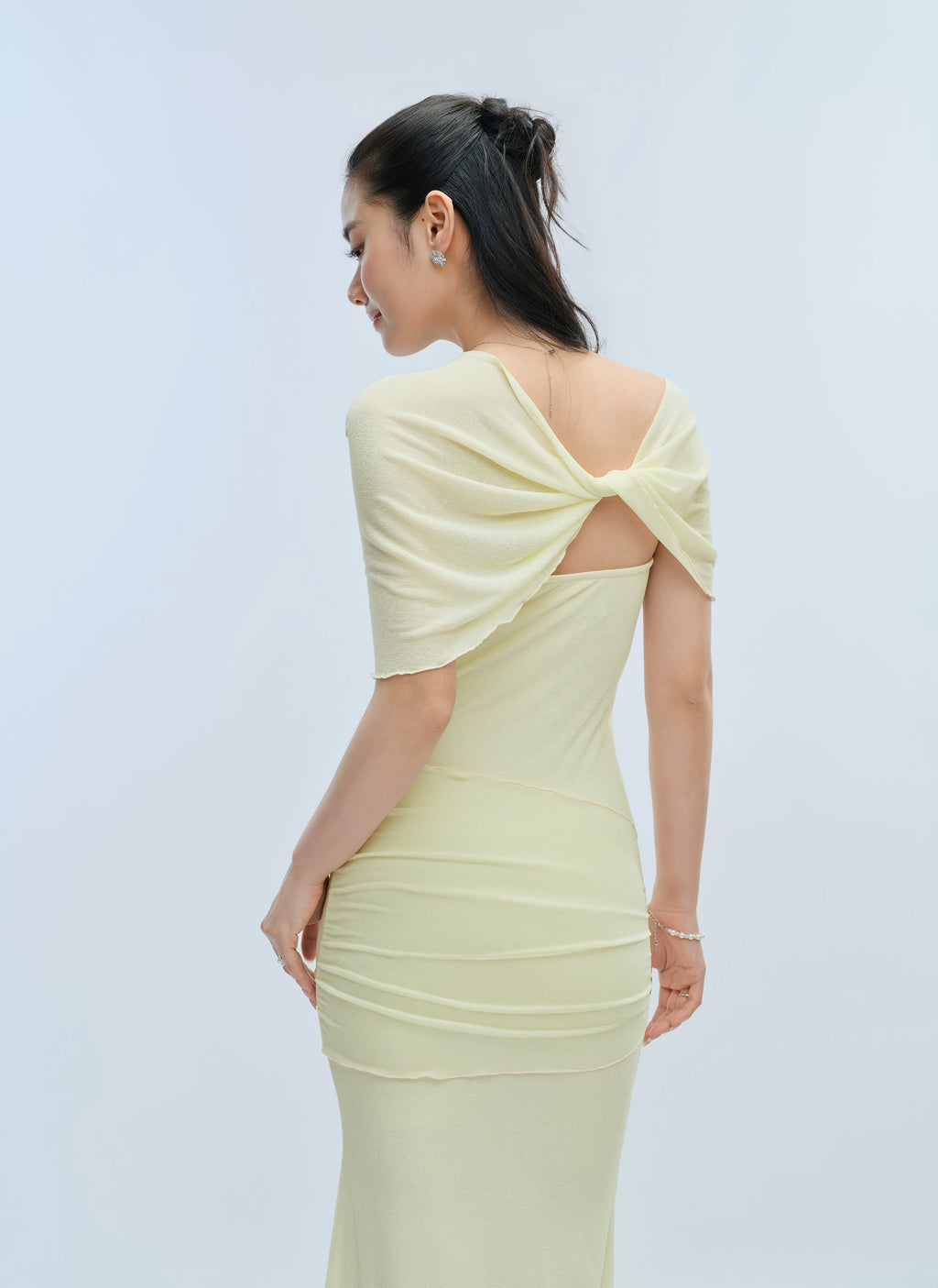 J TheChosen Handmade Tube Top Shawl Dress