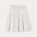 EGGKA High-waisted Retro Floral Pleated Skirt