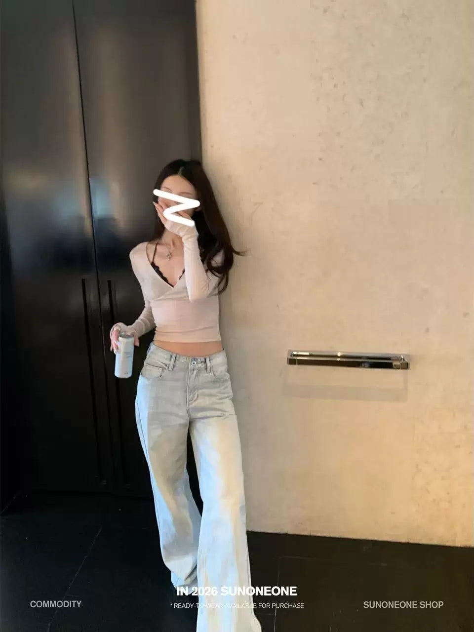 SUNONEONE Straight Versatile Jeans