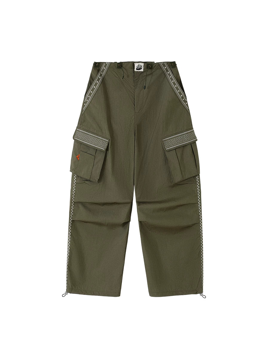 CONP Embroidery Thread Embroidered Paratrooper Overalls