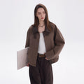 CHOR Stitched Fake Two Contrasting Long-Sleeved Shirts