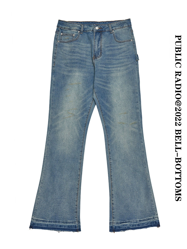 PUBLICRADIO Versatile Denim Flared Pants