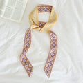 YORSOY Vintage Rhombus Narrow Striped Scarf