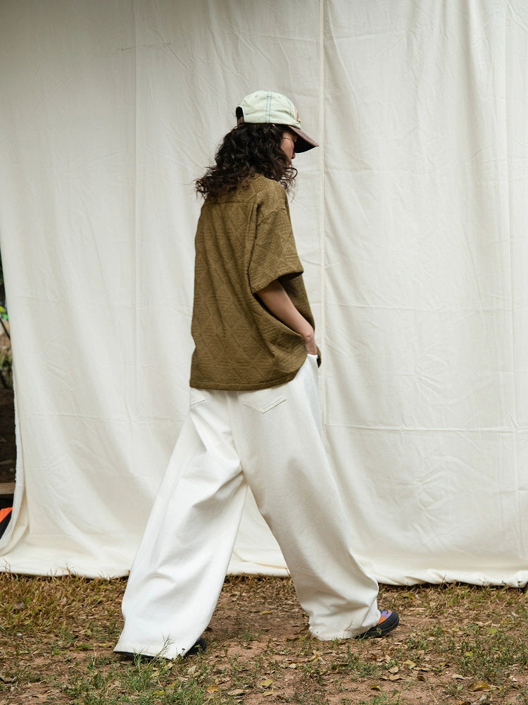 Mentmate Knitted Textured Short Sleeve Shirt