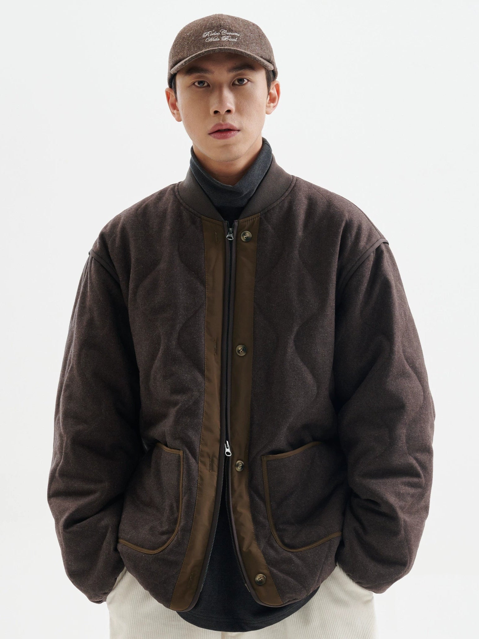 BUTTBILL Japanese woolen 3m Shirley quilting cotton rhombus graphene Jacket
