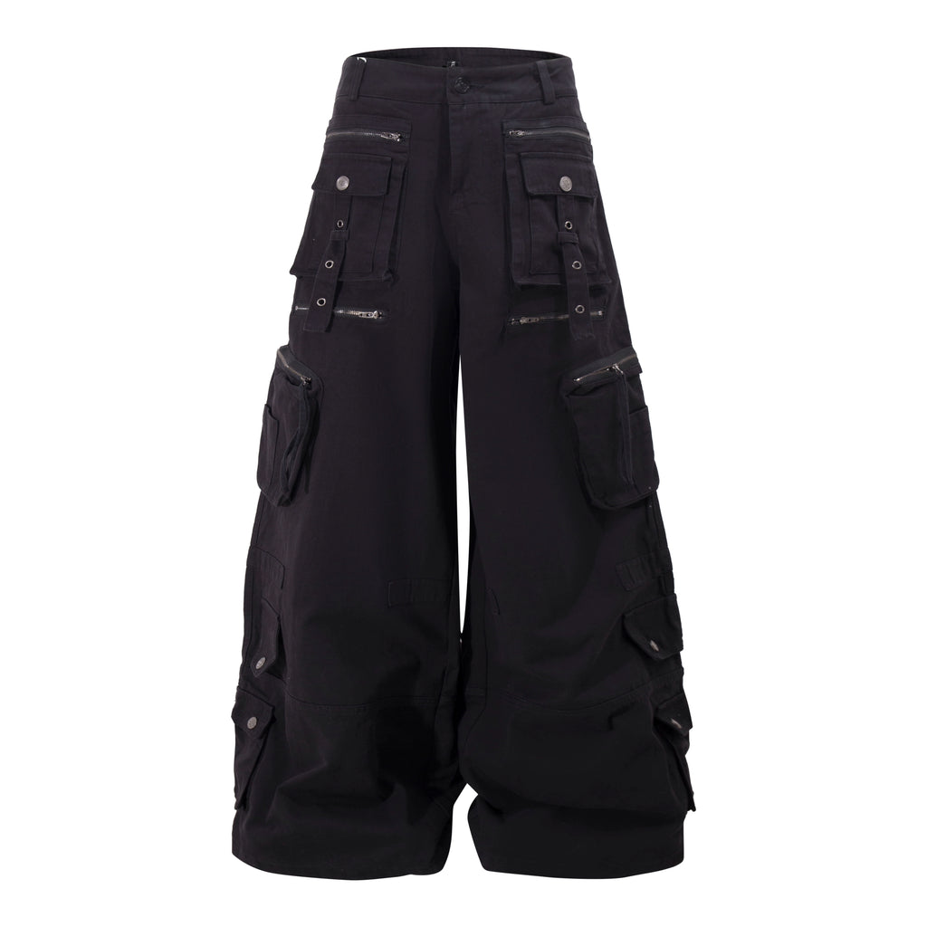 BLACKLISTS Old Tie-dye Multi-pocket Cargo Pants