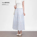 Three High Waist Thin Floral Skirts