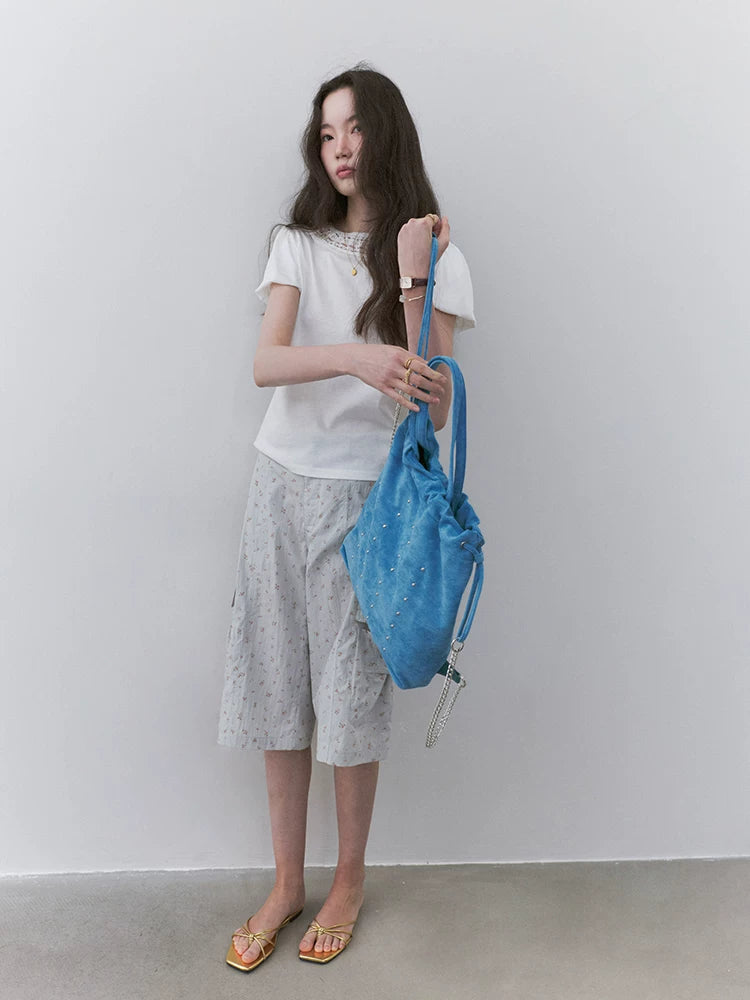 VOOE Lace Sweet Lace Slim Tee