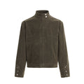 CHANYOOU Vintage Fleece Stand-up Jacket