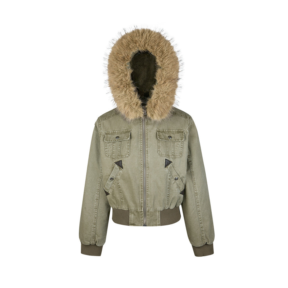 MADEEXTREME Fur Collar Tooling Jacket