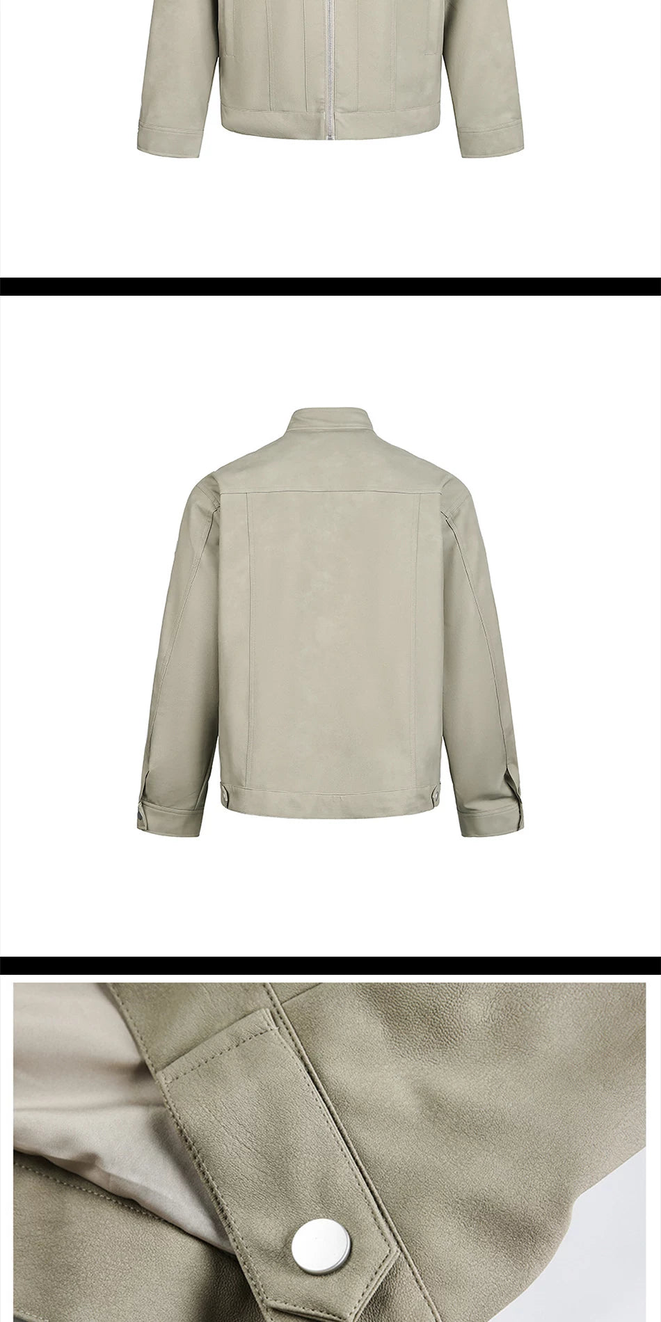 Zuocisankon High Texture Retro Ruffian Handsome Pu Leather Jacket