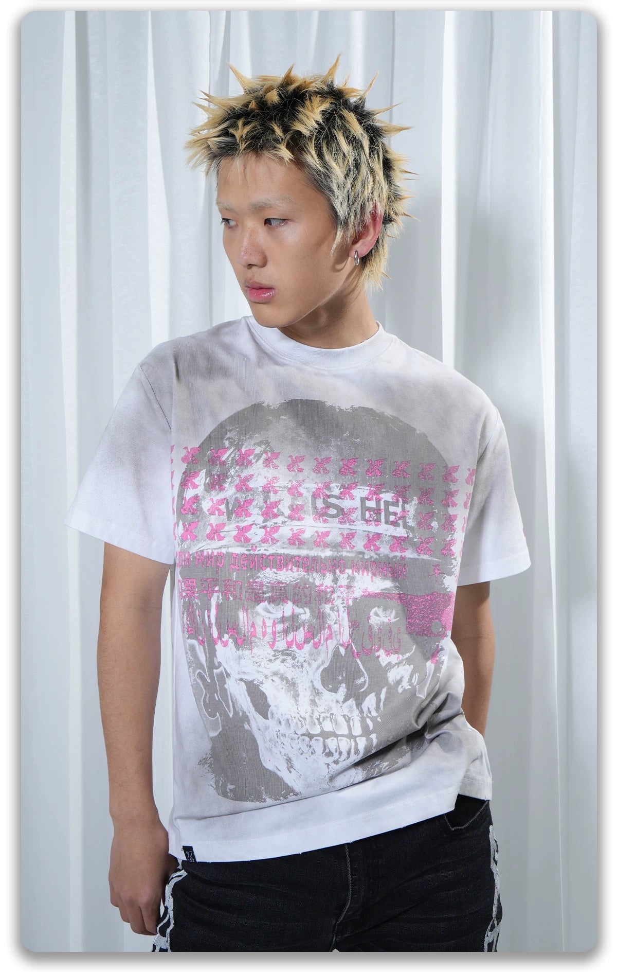 Vinkid Trendy Niche Hip Hop Versatile Tee
