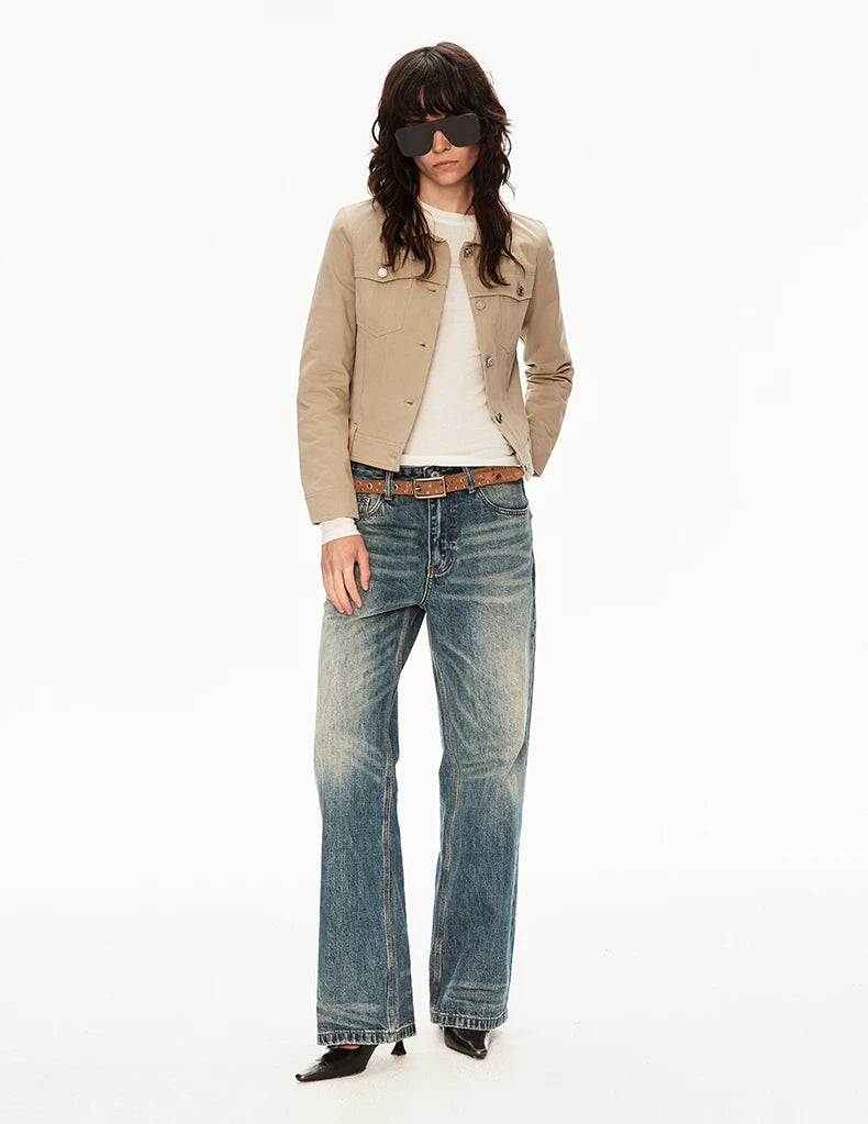 MADWITCH Vintage Casual Straight Jeans