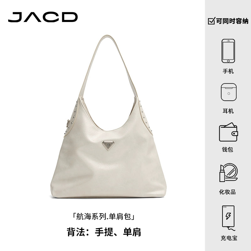 JACD Vintage Large Capacity Commuter Underarm Bag