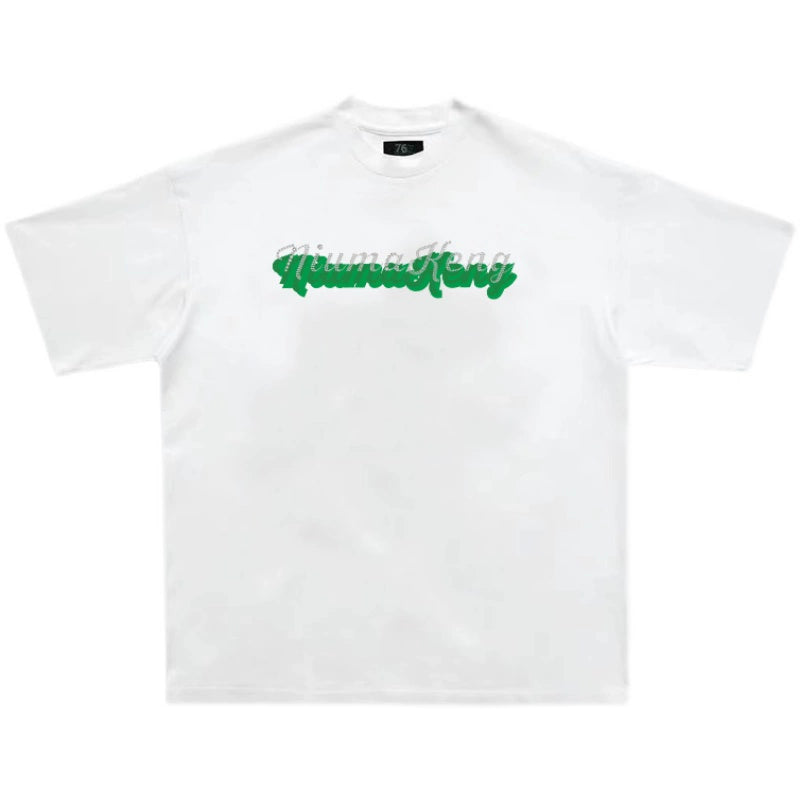 The 76th human NMK heavy Glitter Tee