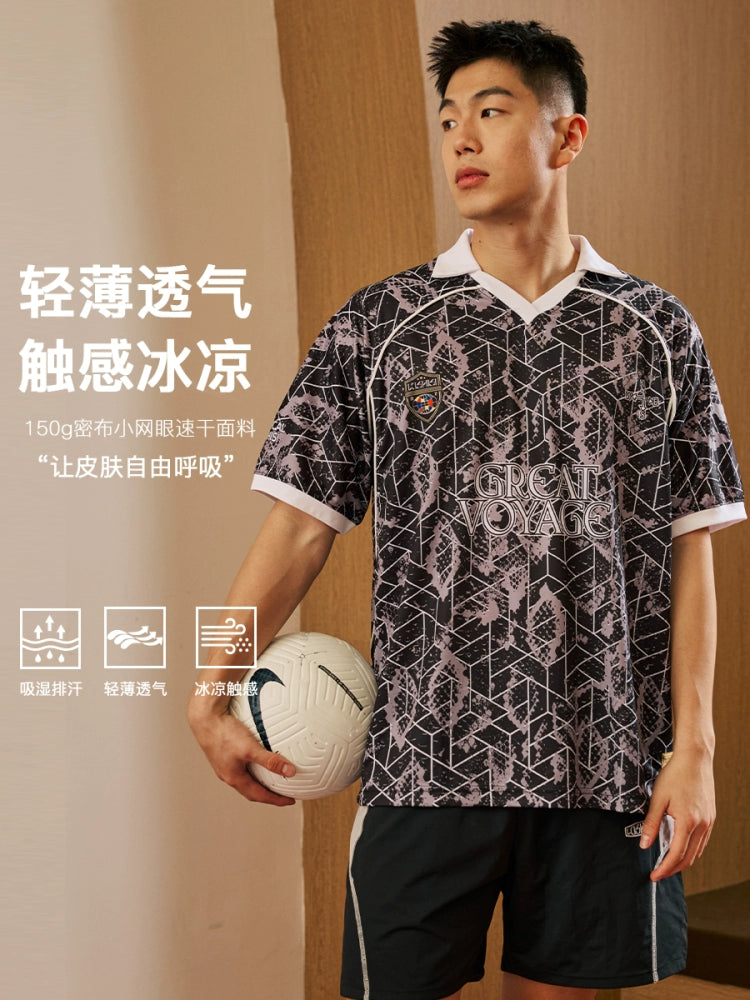 LUSHISI Sports Training Casual Polo Shirt