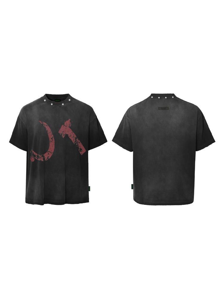 KONOOT Washed Silhouette Old Ice Tee