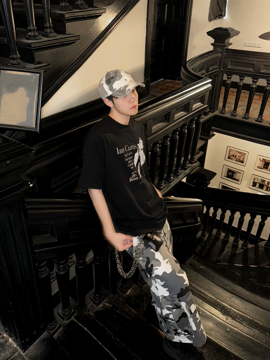 VOWPROGRESS Claw Mark Camouflage Corner Erosion Damage Cap