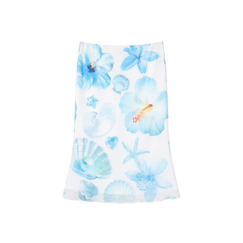 Zero Print Hottie Low Waist Fishtail Skirt