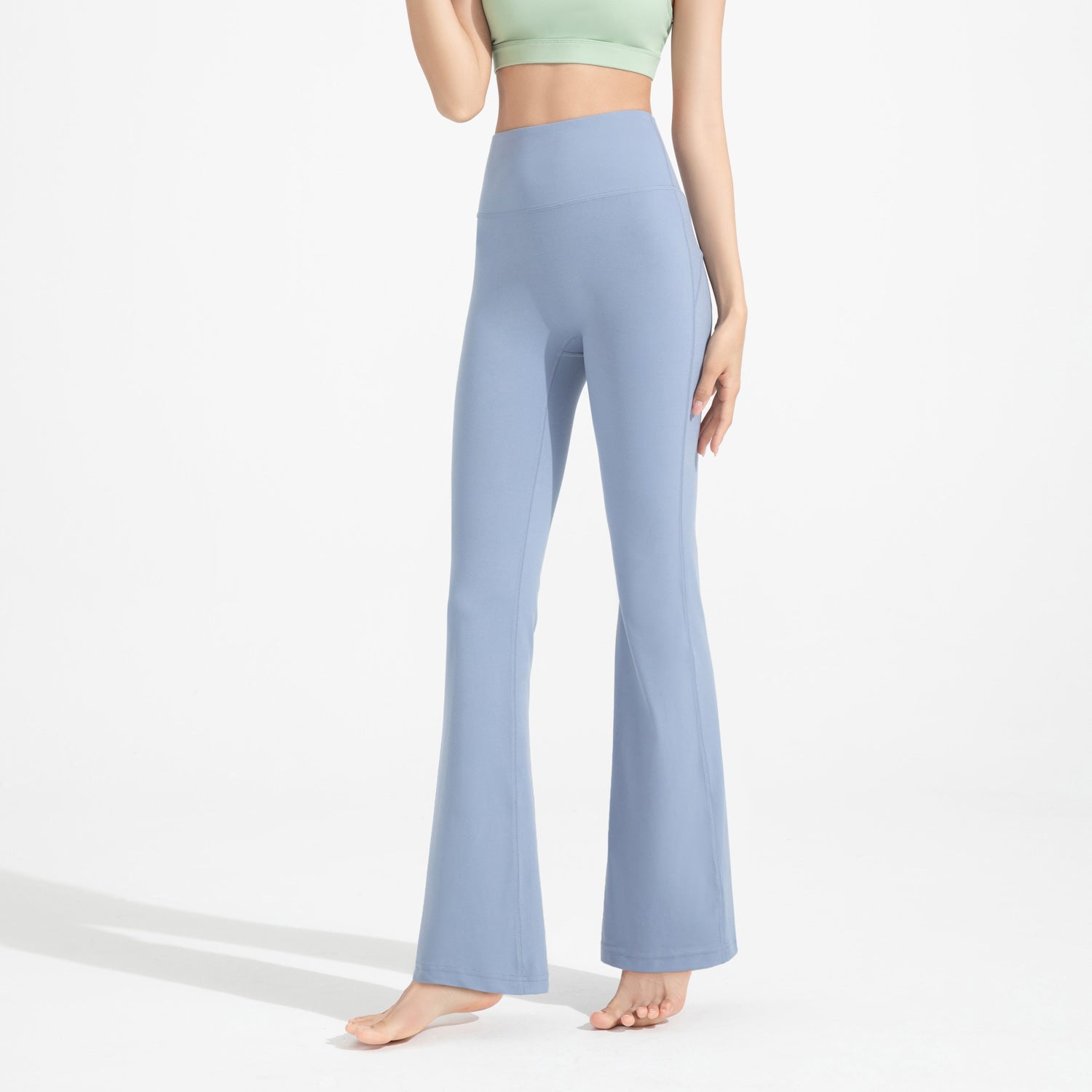 Athena Lulu High Waist Hips Wide Leg Pull Fitness Pants