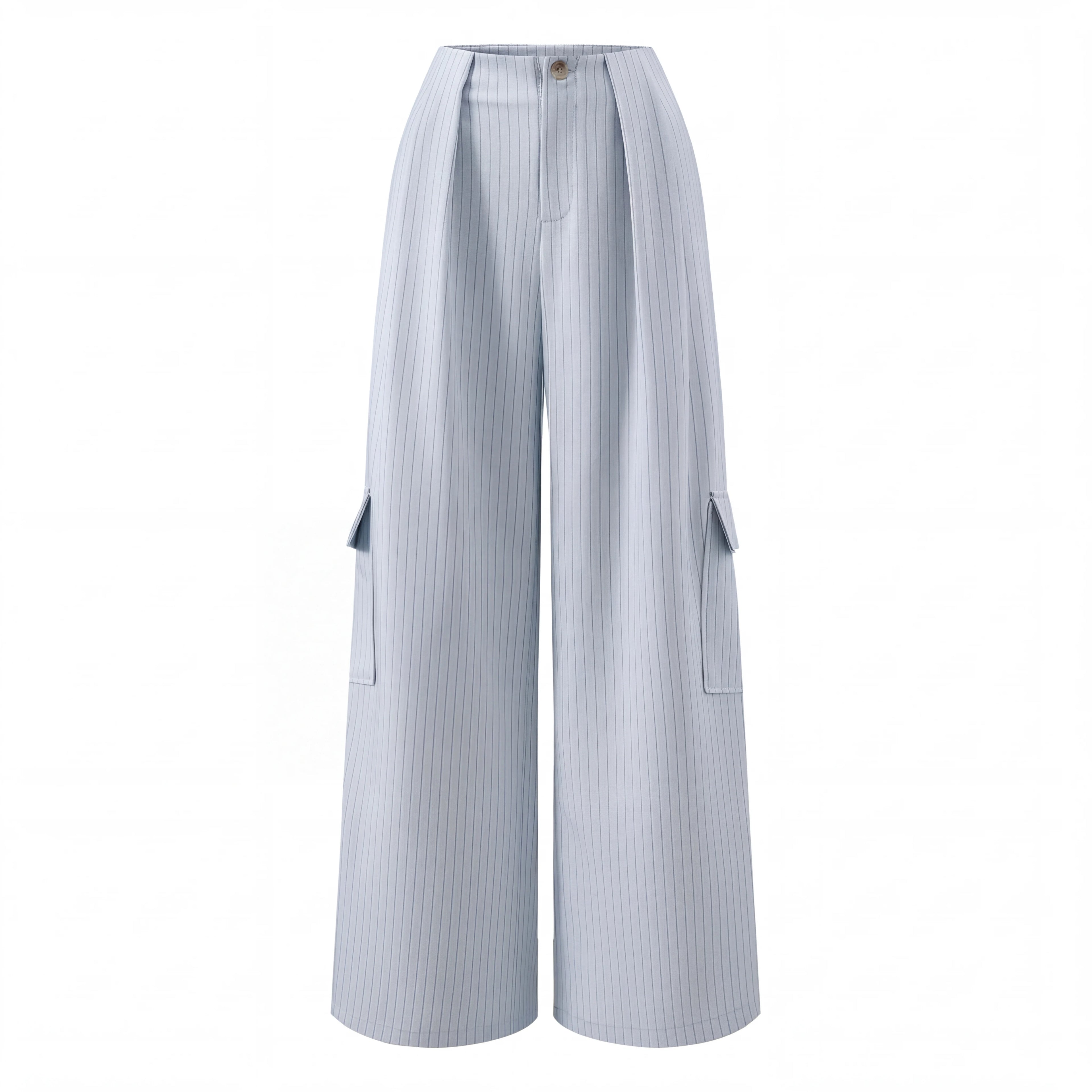 Barb Chill Sleeveless Tank Top Striped Wide Leg Pants Set
